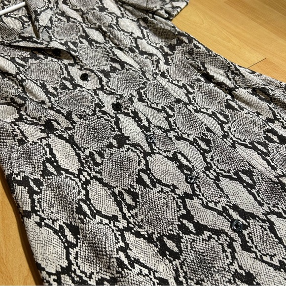 A.L.C. Clarkson Snake Print Silk Dress - Picture 12 of 16